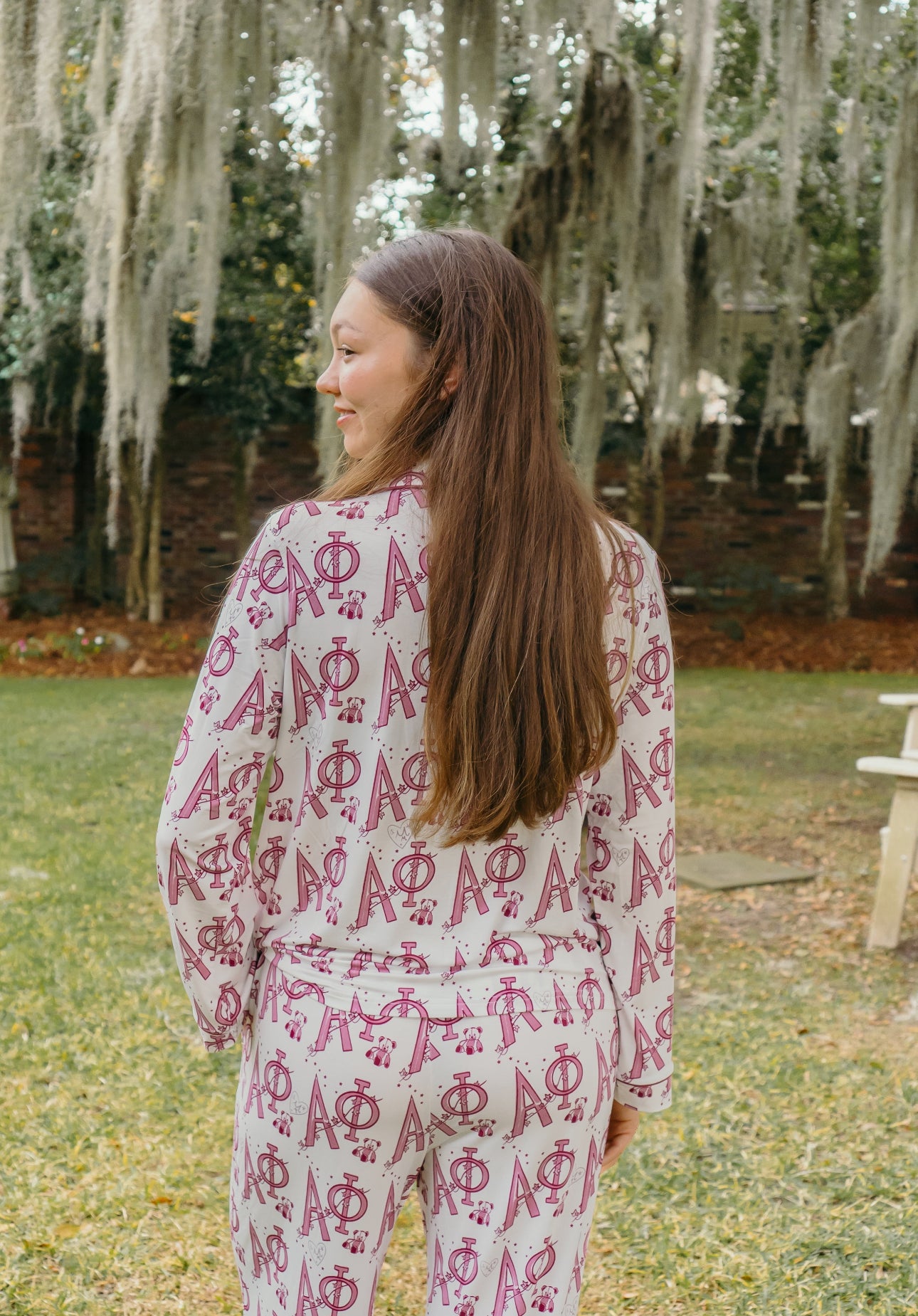 Alpha Phi Dreams Long Set Pajamas
