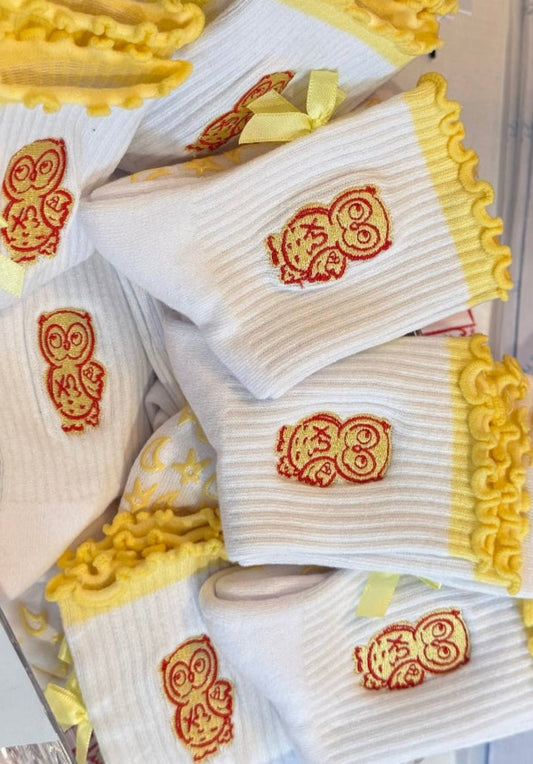 Chi Omega Pilates Grippy Socks