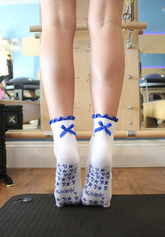 Delta Delta Delta Pilates Grippy Socks