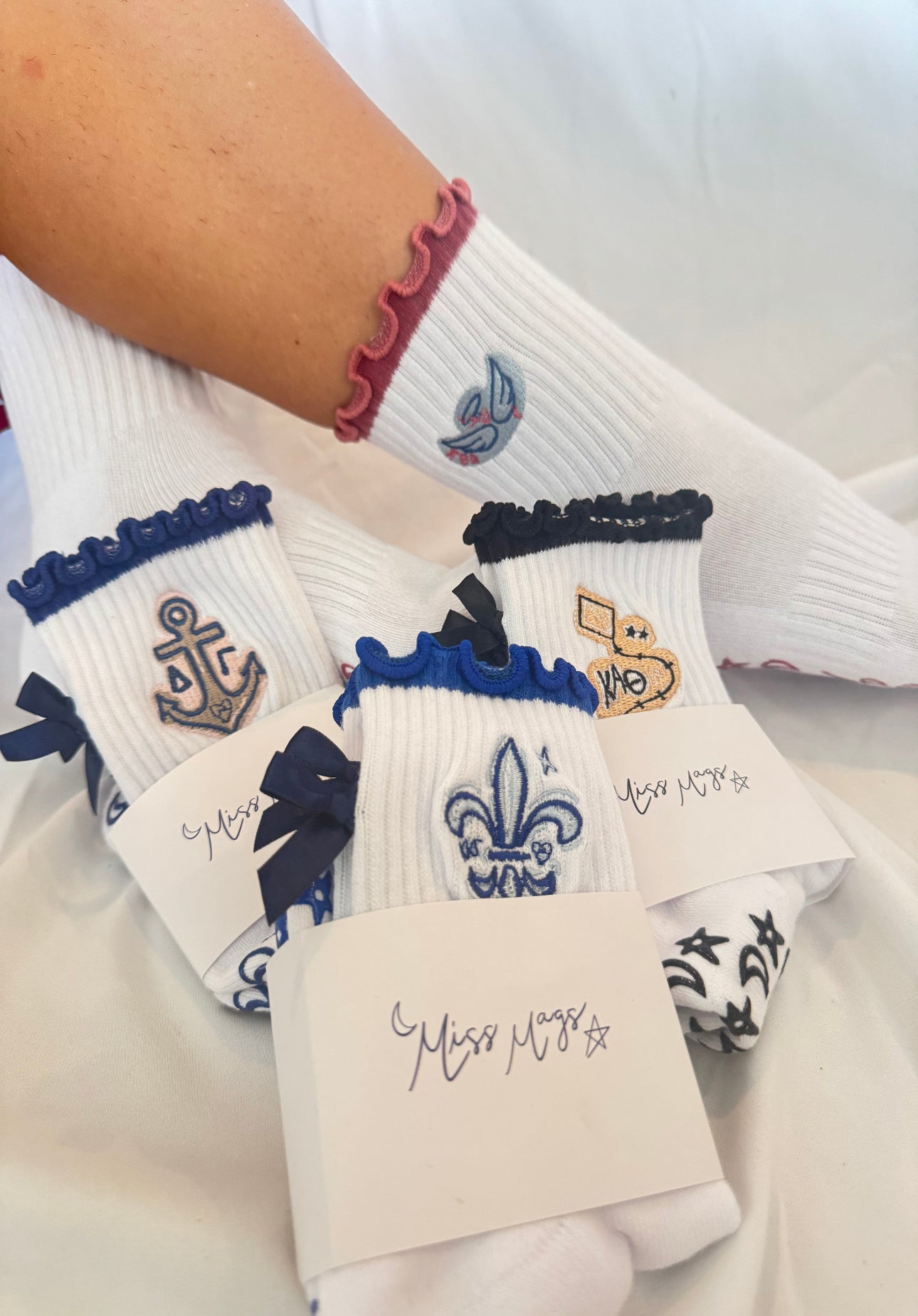 Kappa Kappa Gamma Pilates Grippy Socks