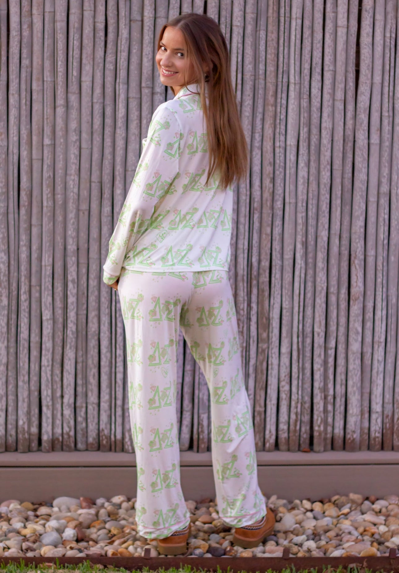 Delta Zeta Dreams Long Set Pajamas