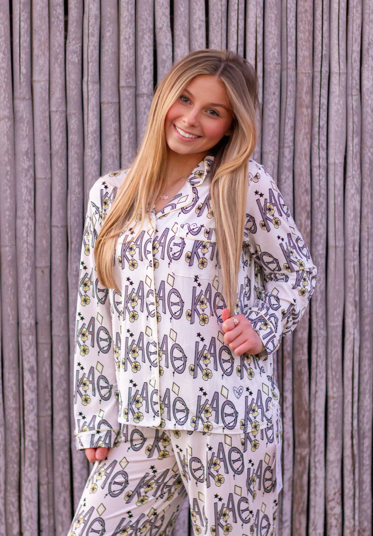 Kappa Alpha Theta Dreams Long Set Pajamas