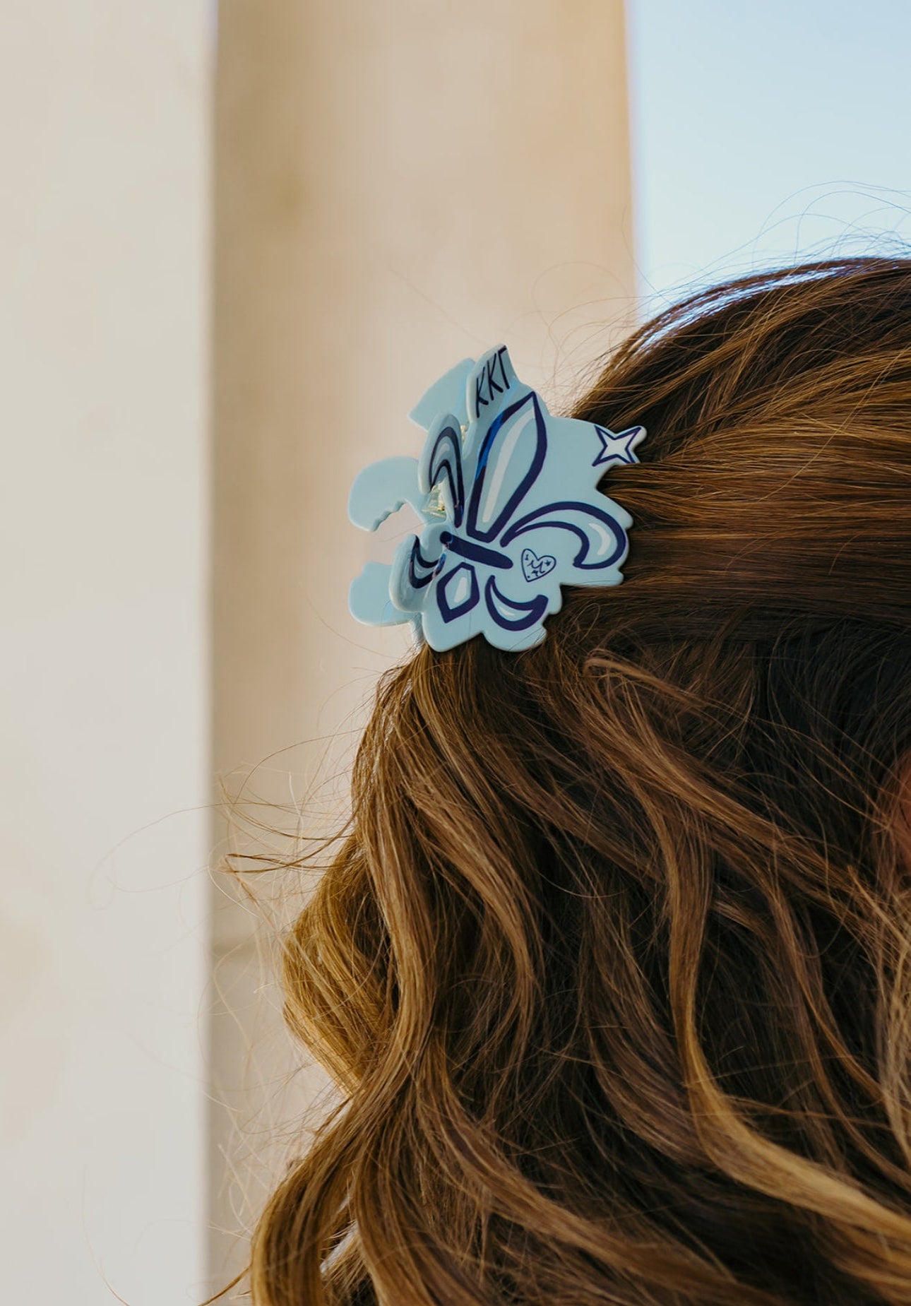 Kappa Kappa Gamma Hair Claw Clip