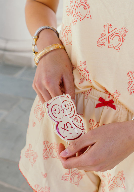 Chi Omega Hair Claw Clip