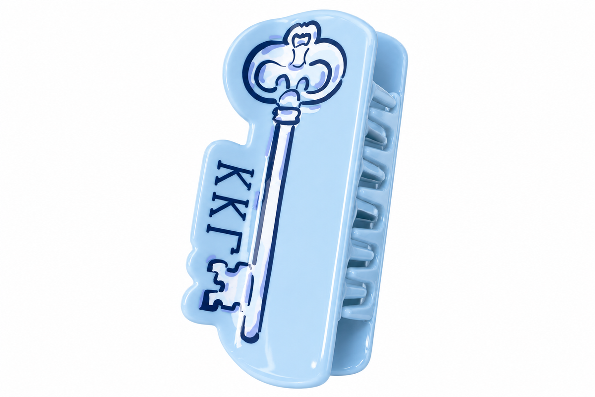 Kappa Kappa Gamma Hair Claw Clip