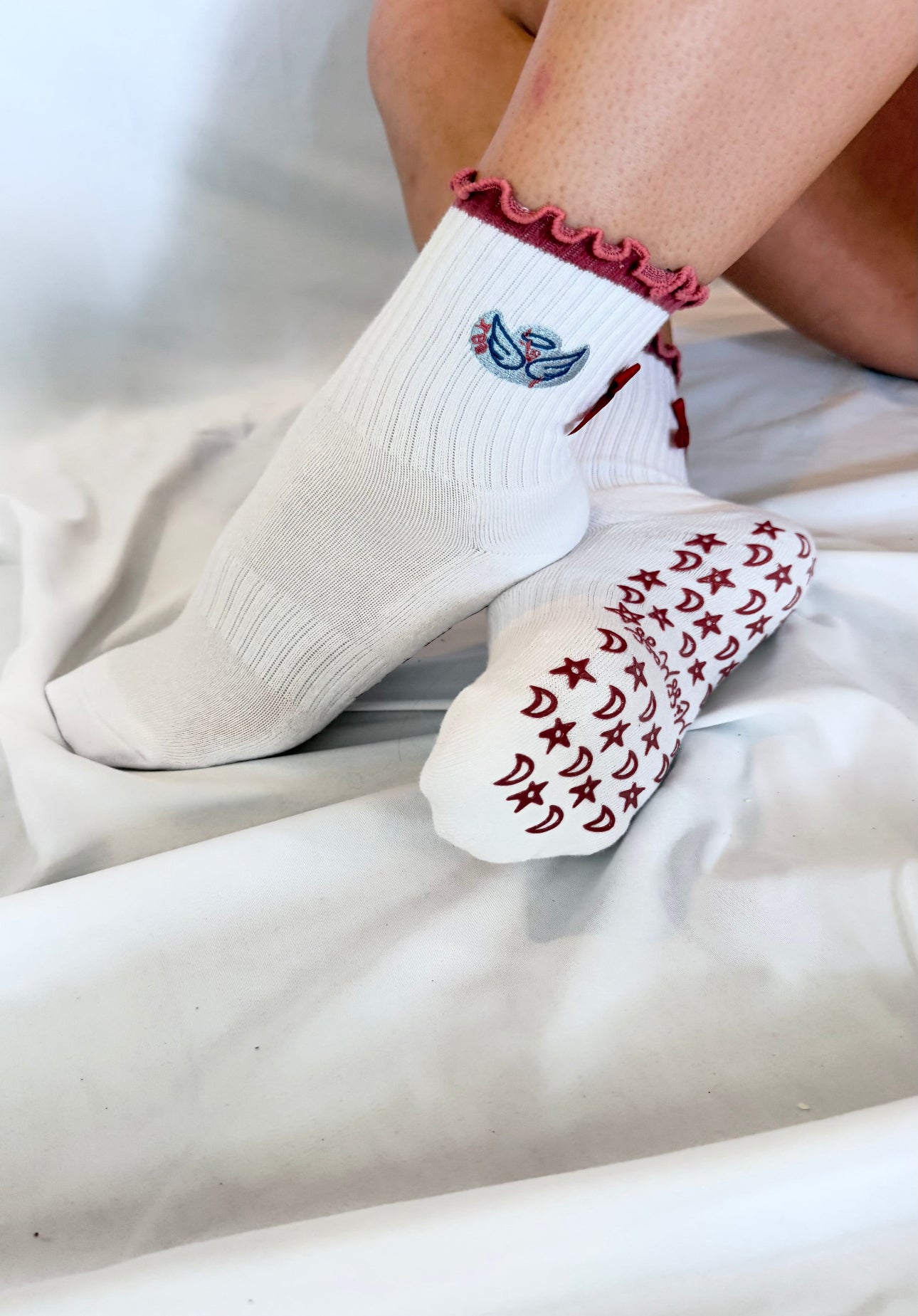 Pi Beta Phi Pilates Grippy Socks