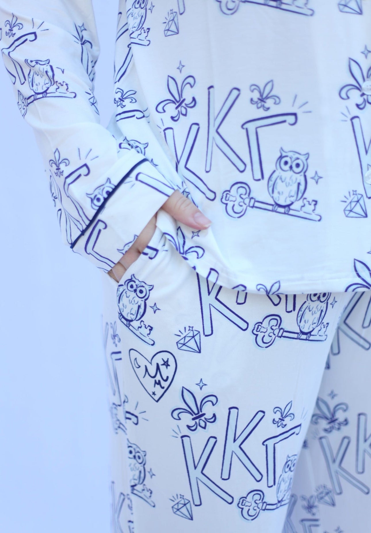 Kappa Kappa Gamma Dreams Long Set Pajamas