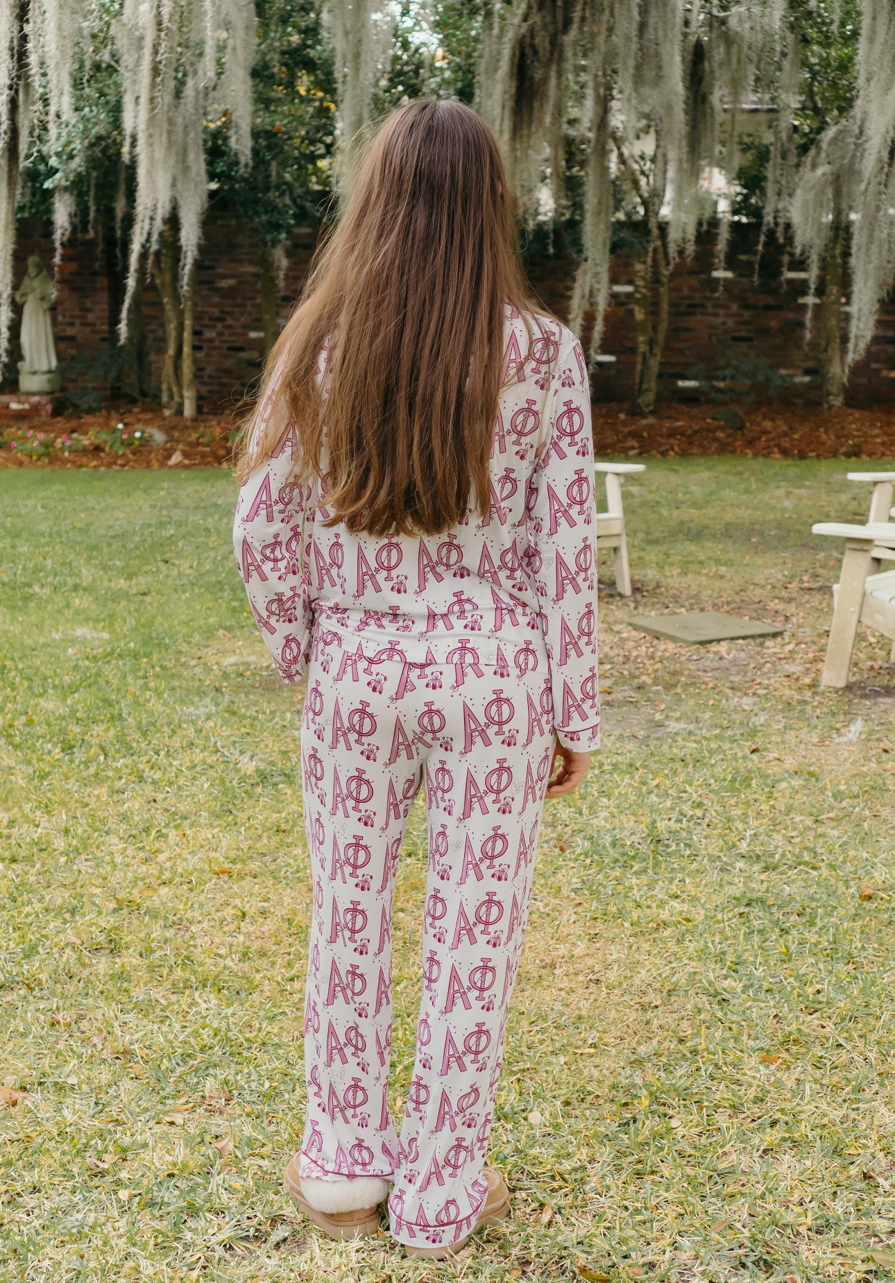 Alpha Phi Dreams Long Set Pajamas