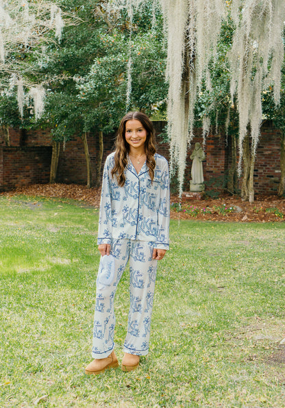 Kappa Kappa Gamma Dreams Long Set Pajamas