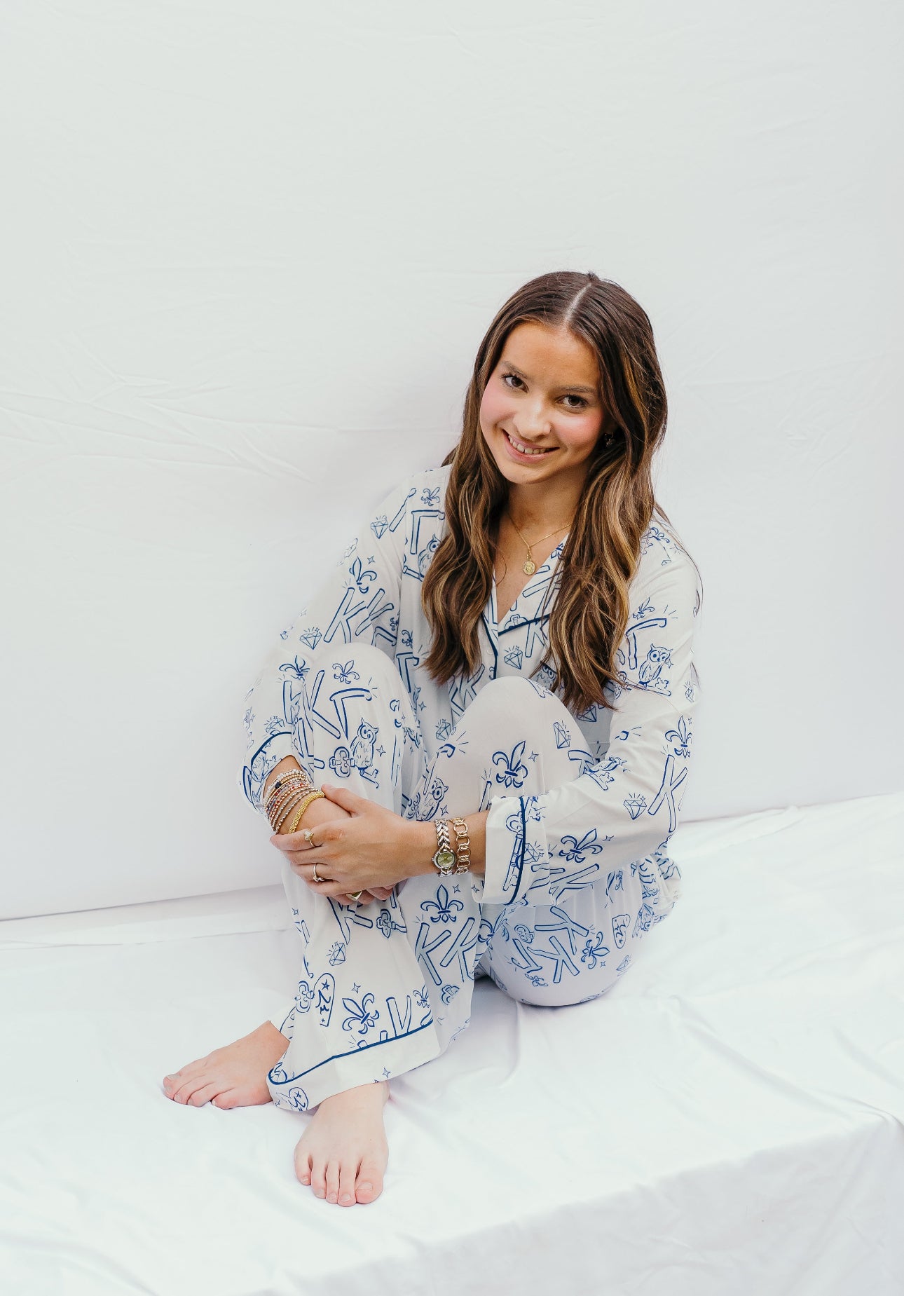 Kappa Kappa Gamma Dreams Long Set Pajamas