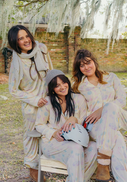 Ski Chalet Chic Dreams Long Set PJs