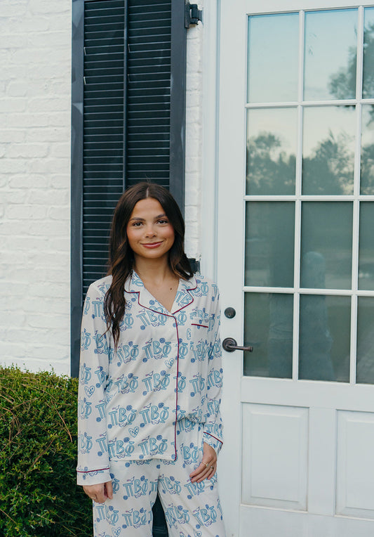 Pi Beta Phi Dreams Long Set Pajamas