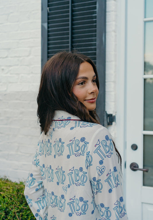 Pi Beta Phi Dreams Long Set Pajamas