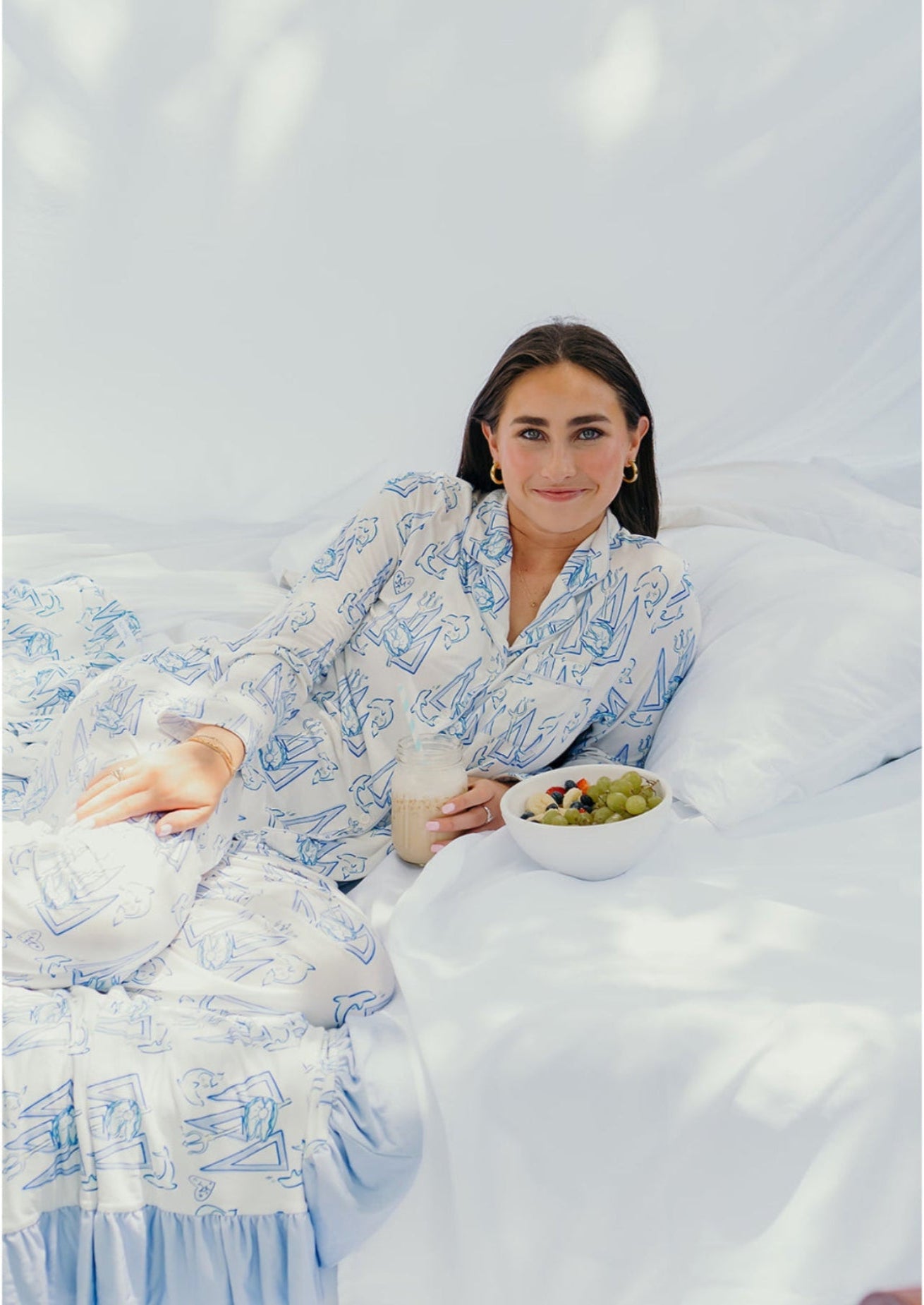 Tri-Delta Dreams Long Set PJs