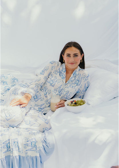 Tri-Delta Dreams Long Set PJs