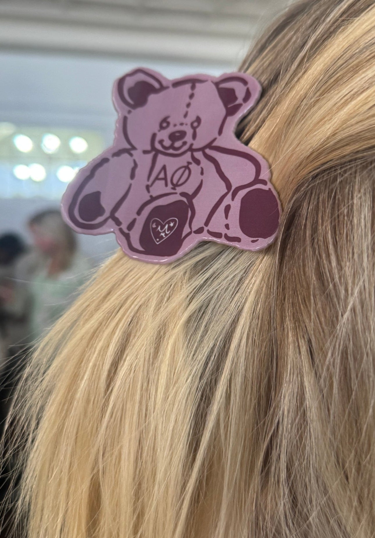 Alpha Phi Hair Claw Clip