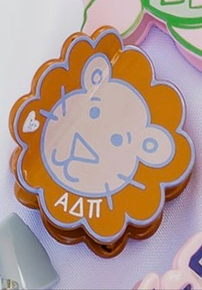 Alpha Delta Pi Hair Claw Clip