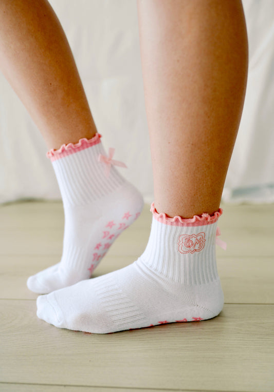 Phi Mu Pilates Grippy Socks