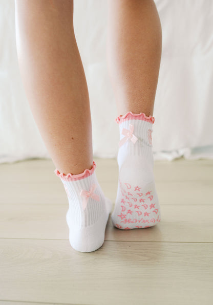 Phi Mu Pilates Grippy Socks