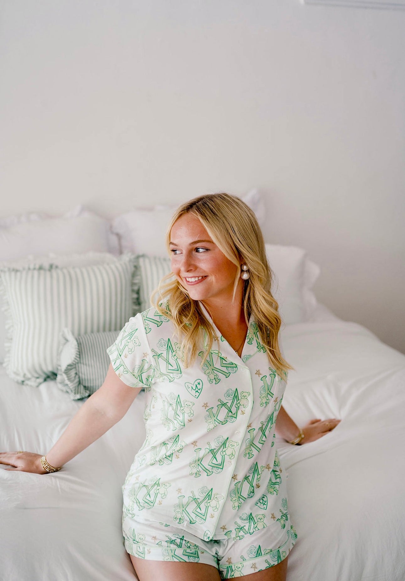 Kappa Delta Dreams Short Set Pajamas