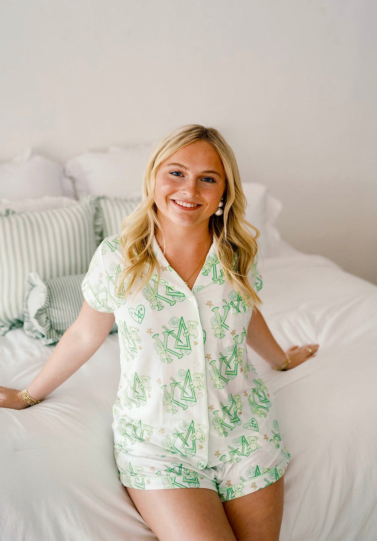 Kappa Delta Dreams Short Set Pajamas
