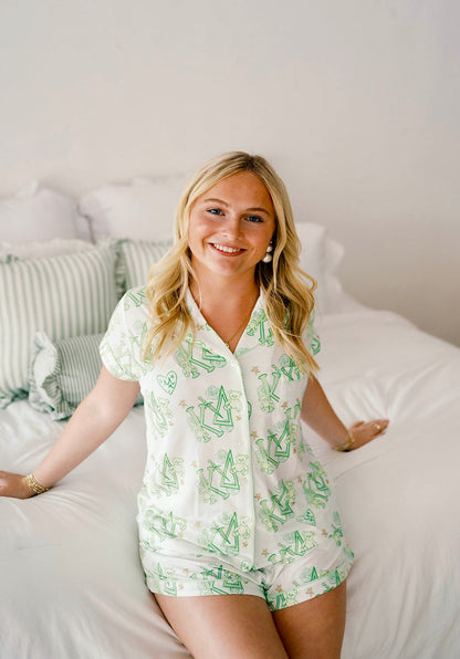 Kappa Delta Dreams Short Set Pajamas
