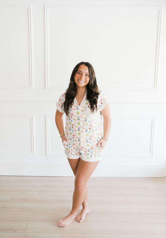 Beach Dreams Short Set Pajamas