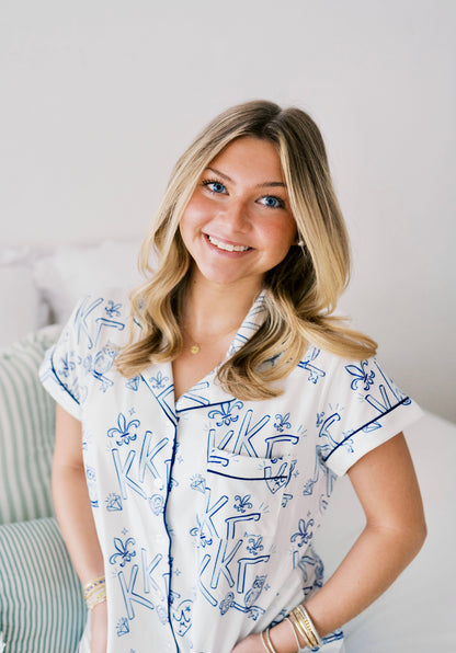 Kappa Kappa Gamma Dreams Short Set Pajamas