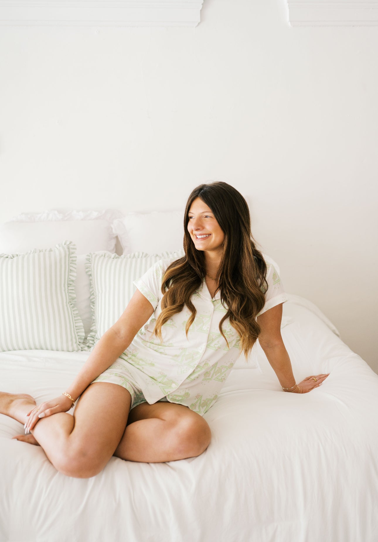 Delta Zeta Dreams Short Set Pajamas