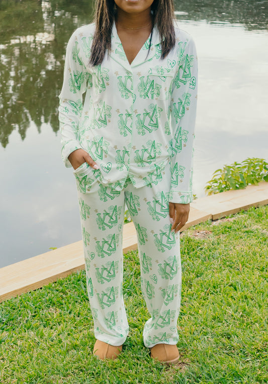Kappa Delta Dreams Long Set Pajamas
