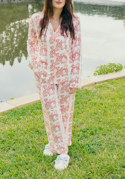 ΧΩ Chi Omega Dreams Long Set PJs