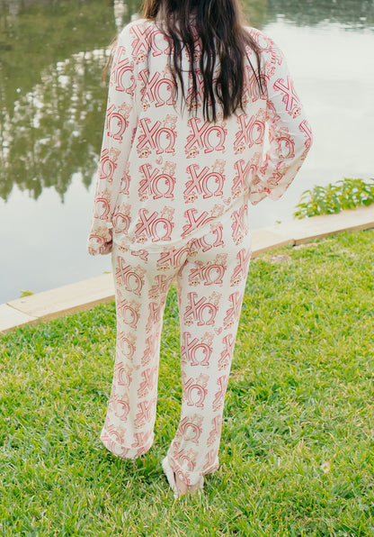 ΧΩ Chi Omega Dreams Long Set PJs