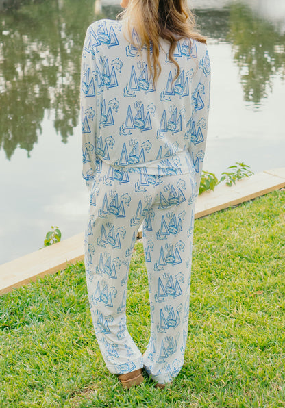ΔΔΔ Tri-Delta Dreams Long Set PJs