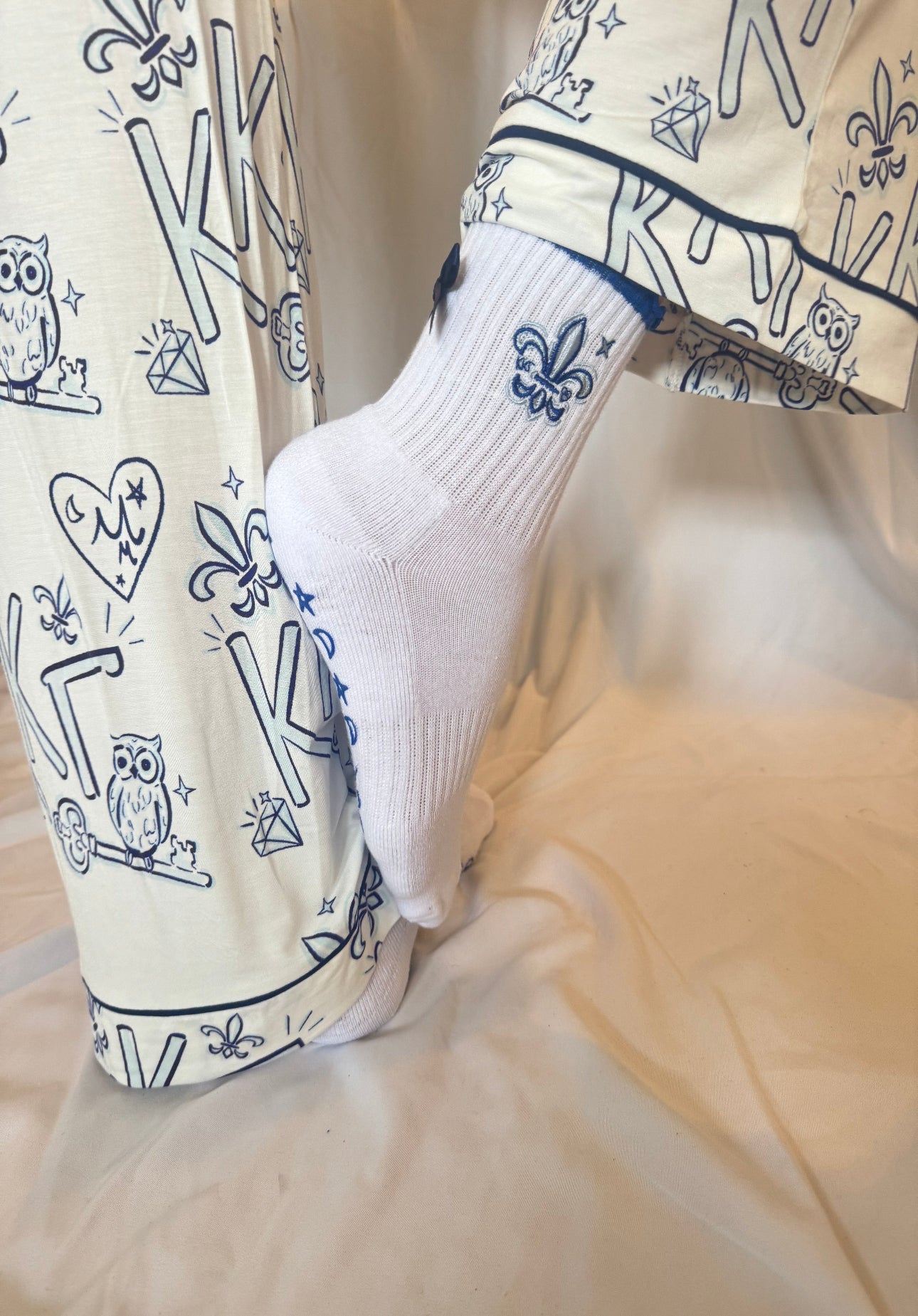 Kappa Kappa Gamma Pilates Grippy Socks