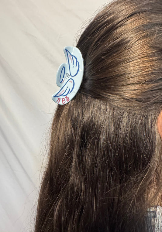 Pi Beta Phi Hair Claw Clip