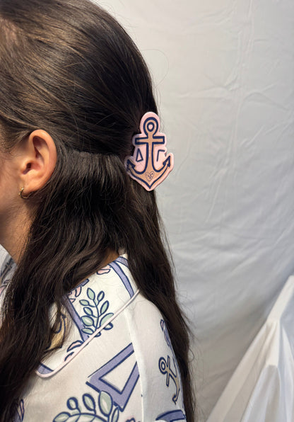 Delta Gamma Hair Claw Clip