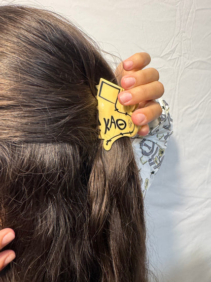 Kappa Alpha Theta Hair Claw Clip