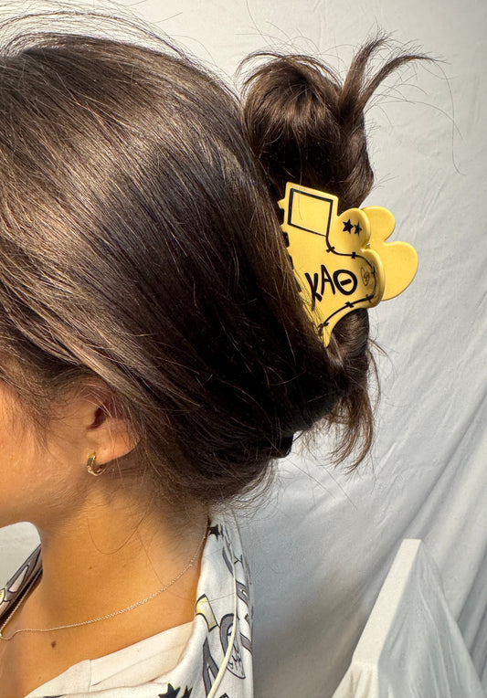 Kappa Alpha Theta Hair Claw Clip