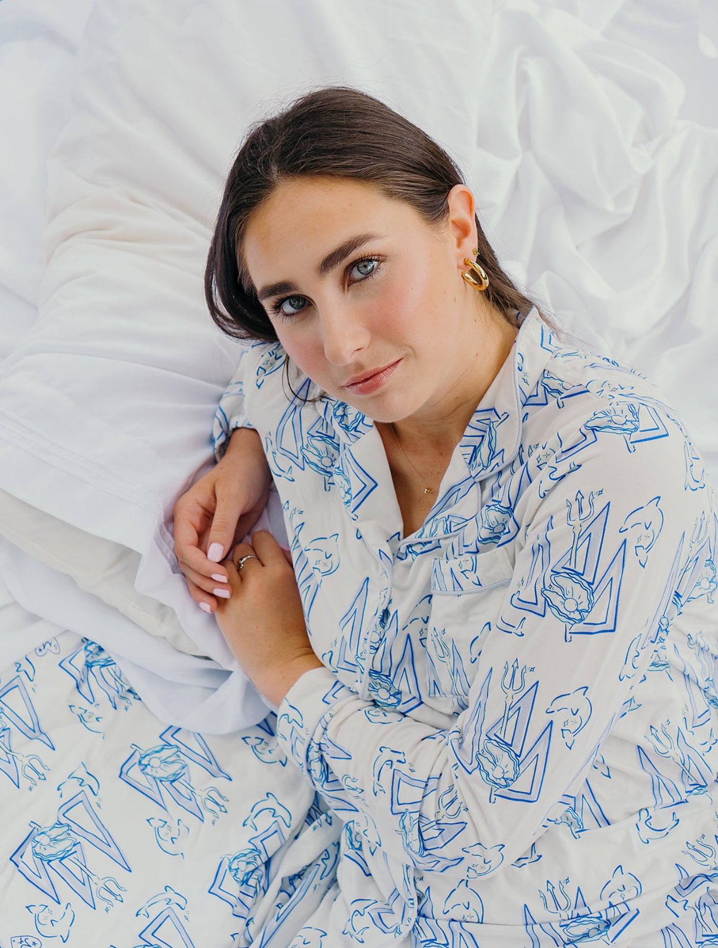 Tri-Delta Dreams Long Set PJs